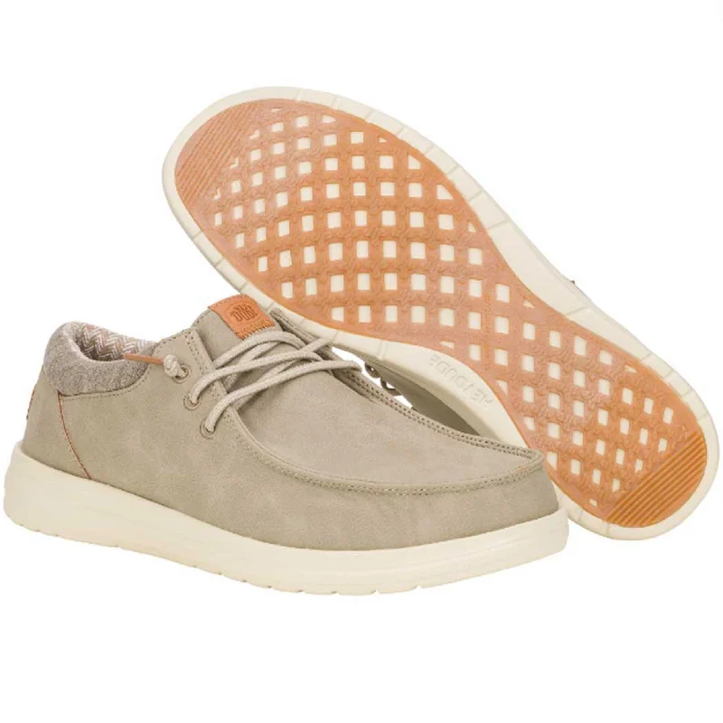 Hey Dude Paul Classic Taupe and Grey Shoe