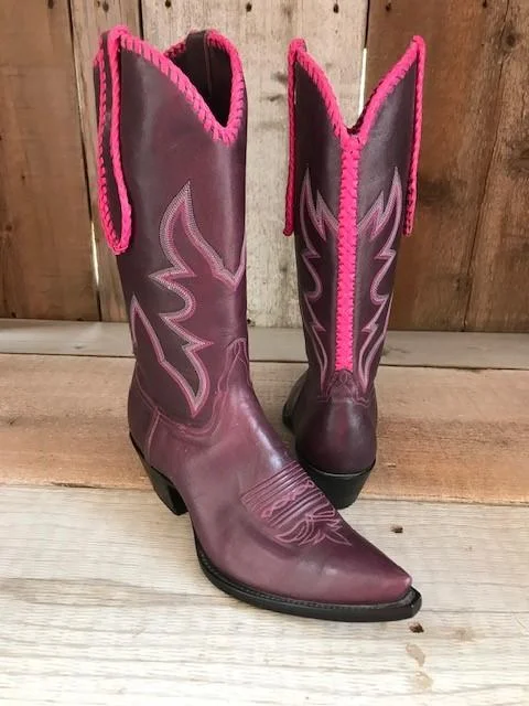 Purple Calf Tres Outlaws Women's Classic Boot 2094