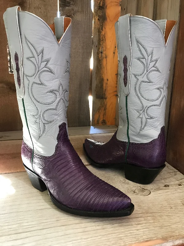 Purple Teju Lizard  Tres Outlaws Women's Classic Boot 1717