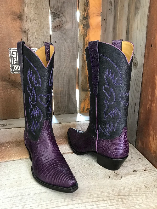 Purple Teju Lizard Tres Outlaws Women's Classic  2008