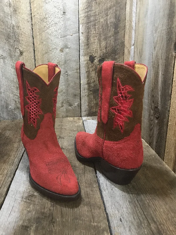 Red Calf Suede  Falconhead Women's Boot 1599 *