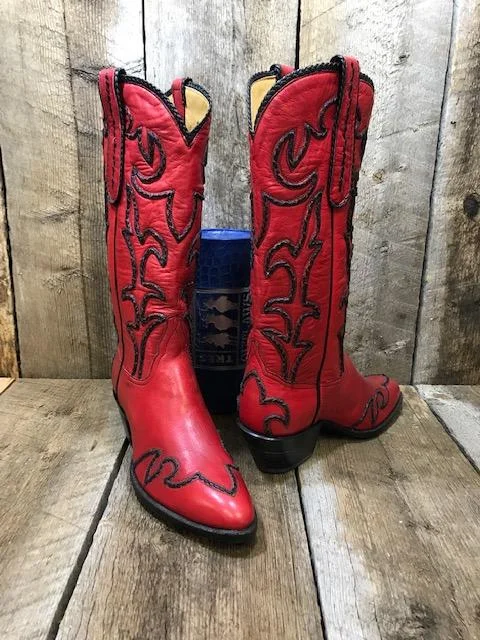 Red Kangaroo Raised Lacing Tres Outlaws Women's Classic Boot 1941