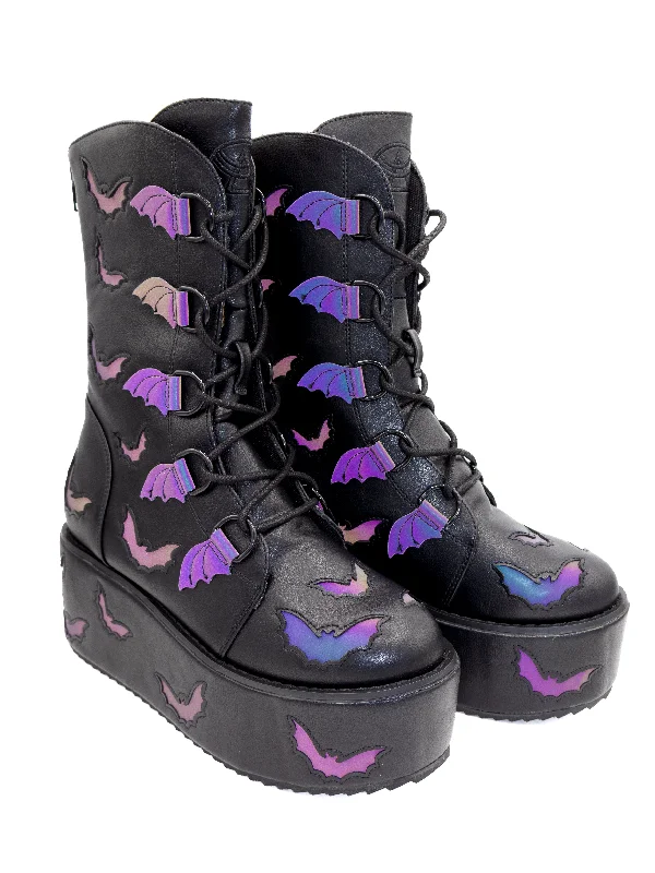 Reflective Bat Stomp Boot STRANGECVLT