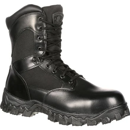 ROCKY MENS ALPHAFORCE ZIPPER WATERPROOF DUTY BOOT STYLE FQ0002173