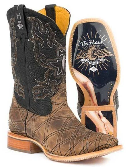 Tin Haul Mens Ichthys Aroundus Western Boots Style 14-020-0007-0332