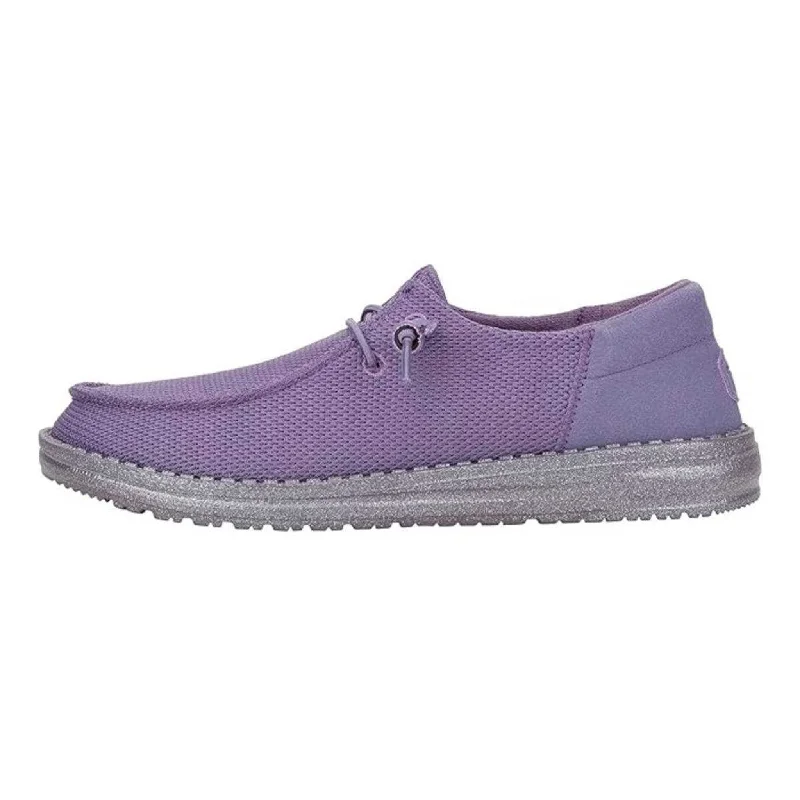 Hey Dude Women's Wendy Funk Mono Dark Lilac Shoe