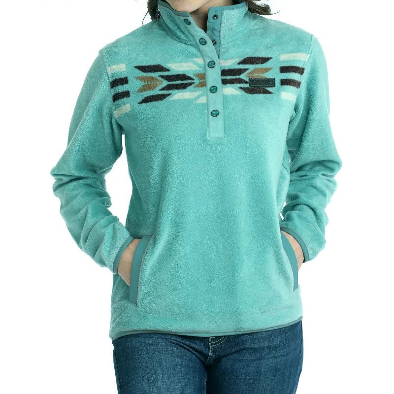 Cinch Women's Turquoise Polar Fleece