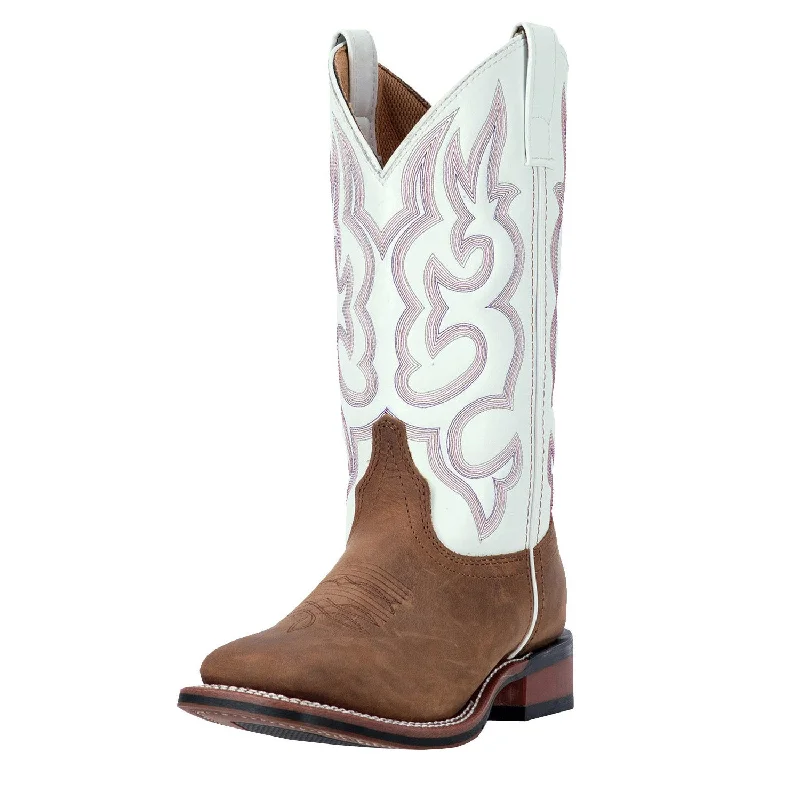 Laredo Women's White Mesquite Square Toe Boot