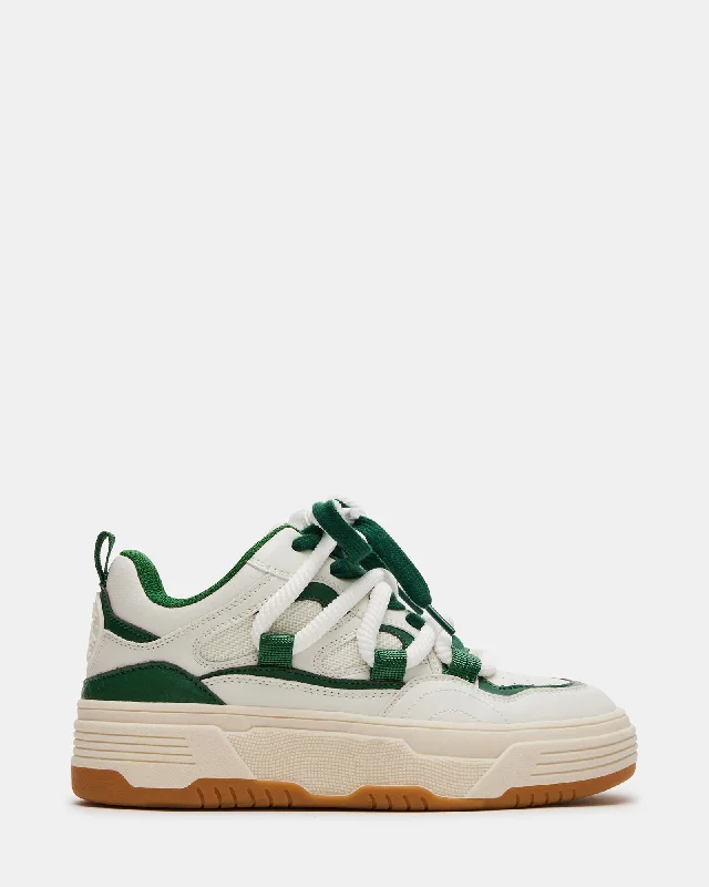 BOOMER GREEN MULTI Retro Basketball Sneaker Design  