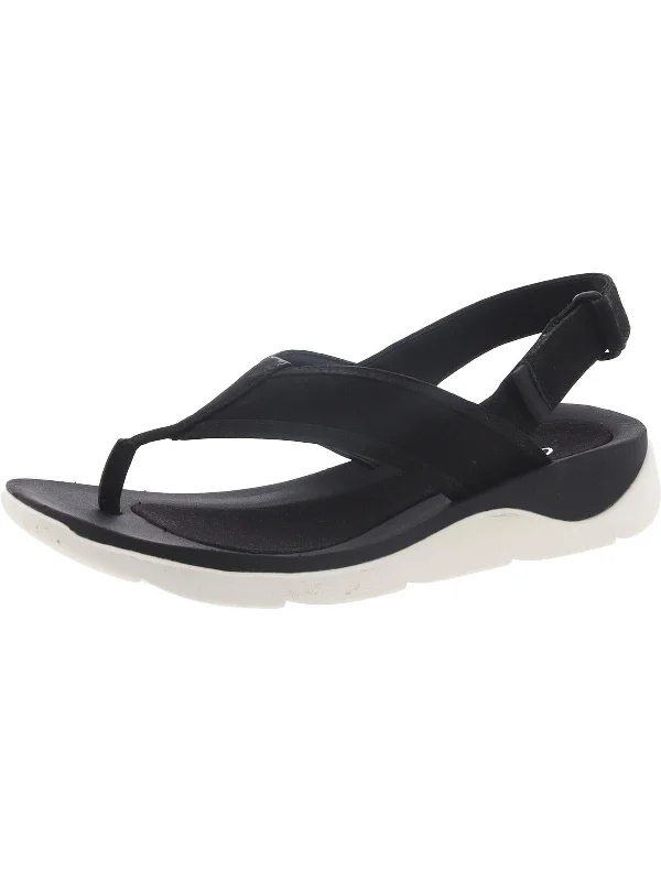 Caval Kora Womens Thong Sandals Open Back Two - Tone Shoe Design  