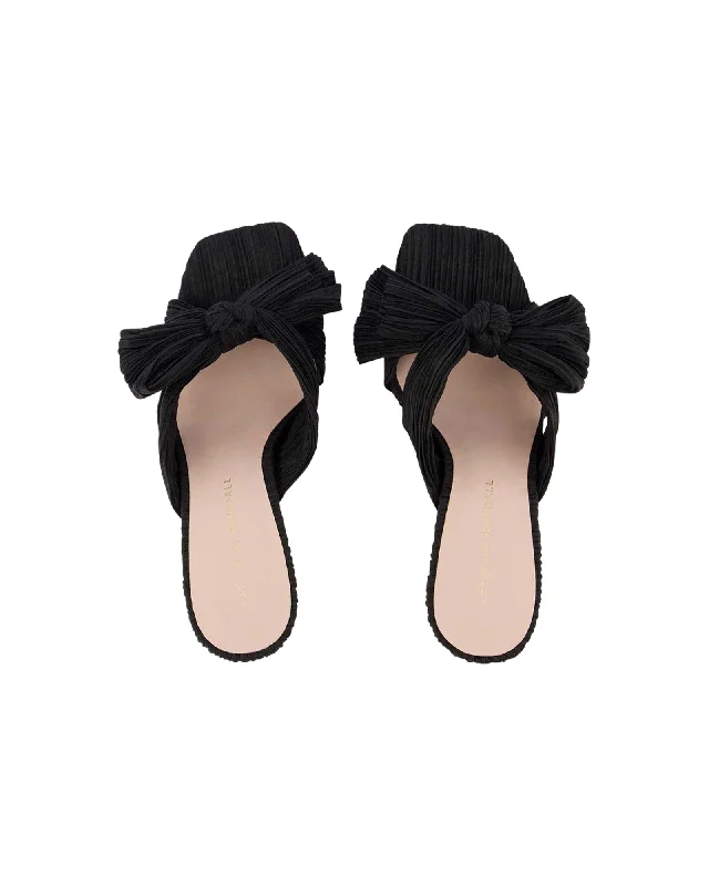 Claudia Sandals - Loeffler Randall - Black - Leather Hiking Boot Durability Style  