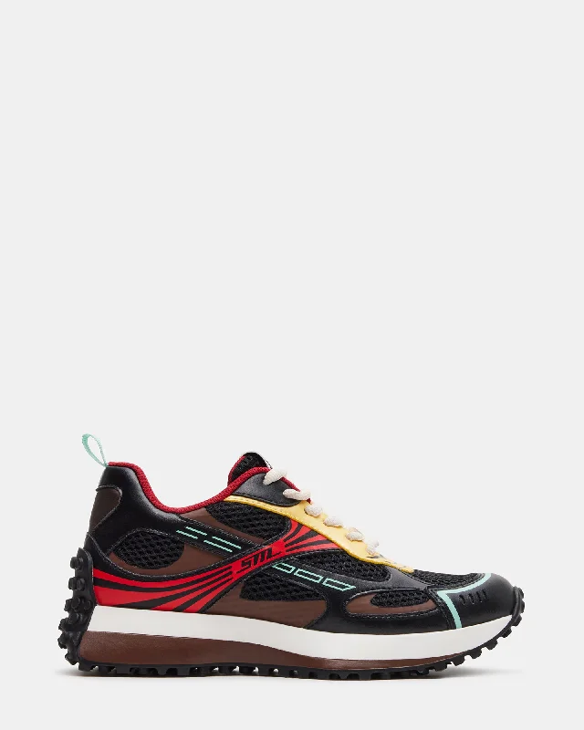 CYCLONE BLACK/RED Hip - Hop Sneaker Style  