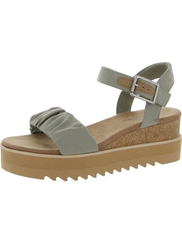 vetiver grey stretch woven/ruched