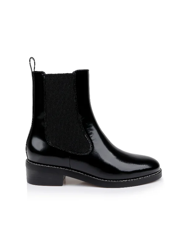 Emma Leather Chelsea Boot Suede Desert Boot 