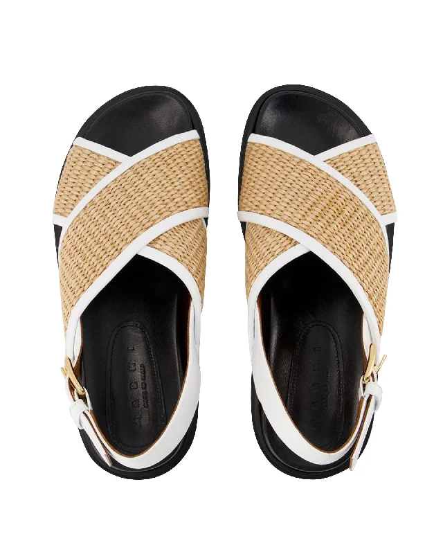 Fussbett Sandals - Marni - Multi - Leather Performance Running Sneaker Look  