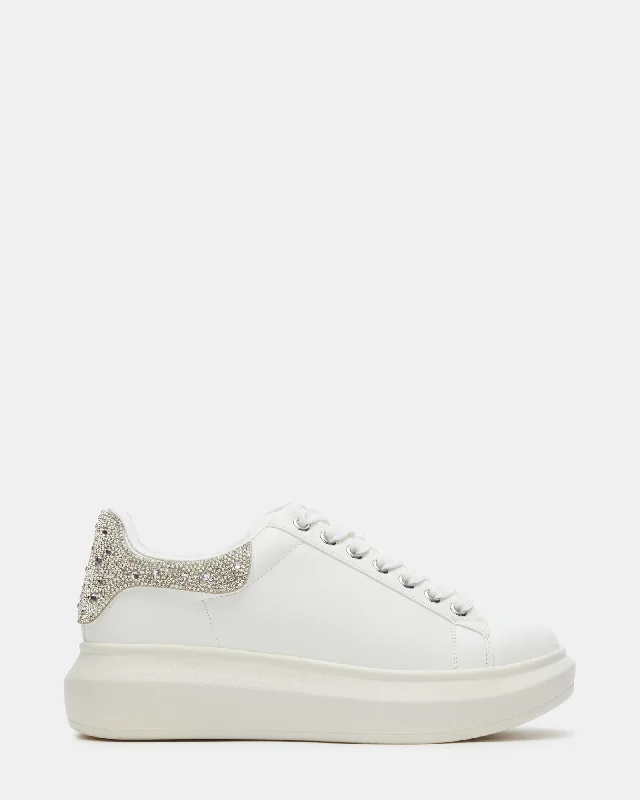 GASP RHINESTONES Distressed Leather Shoe Style  