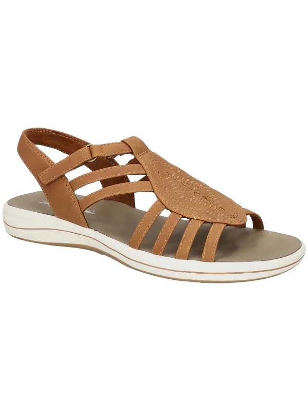 Gemi Womens Open Toe Strappy Slingback Sandals Neon - Accent Sneaker Look  