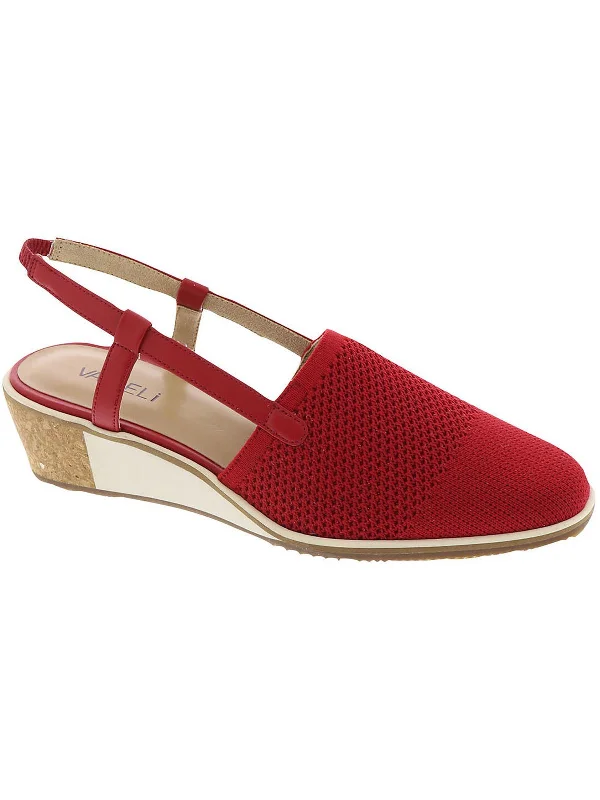 Grace  Womens Round Toe Slip On Wedge Sandals Cowboy Boot Western Style  