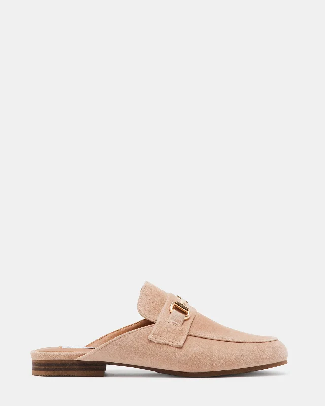 KANDI CAMEL SUEDE Combat - Inspired Military Boot Look  