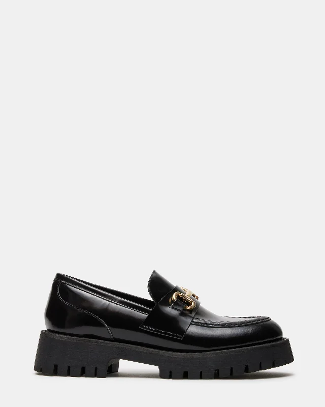 LANDO BLACK LEATHER Sustainable Shoe Design  