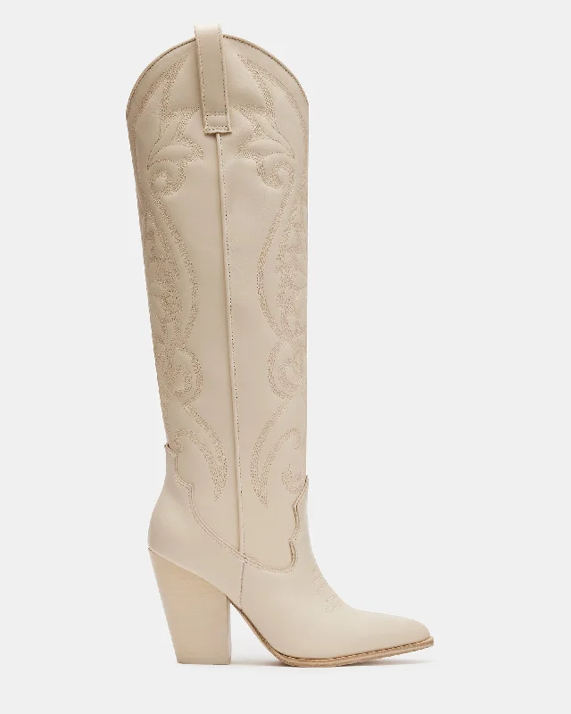 LASSO BONE LEATHER Art Deco - Inspired Shoe Look  