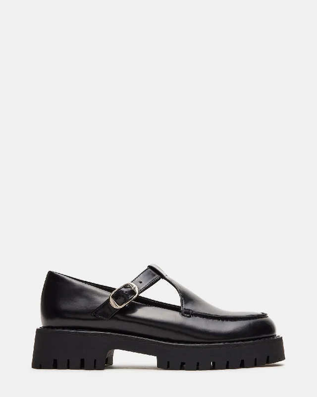 LEONA BLACK LEATHER Bespoke Shoe Aesthetic 