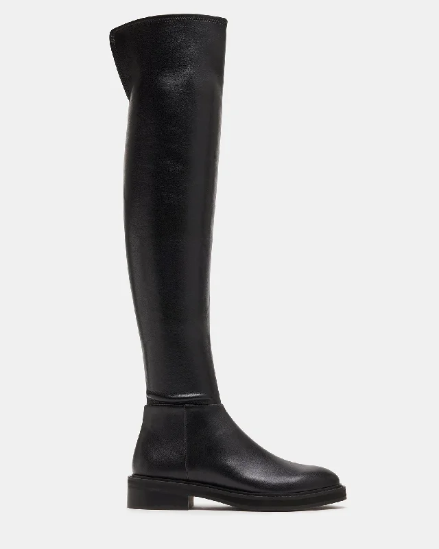LEZA BLACK Tassel Driving Shoe Look 