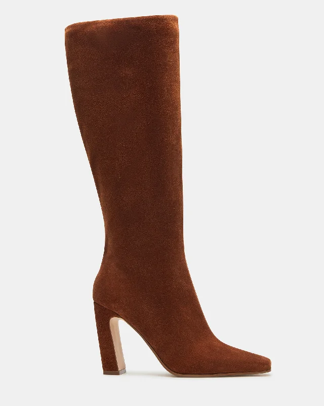 LIZETTE COGNAC SUEDE Suede Desert Boot 