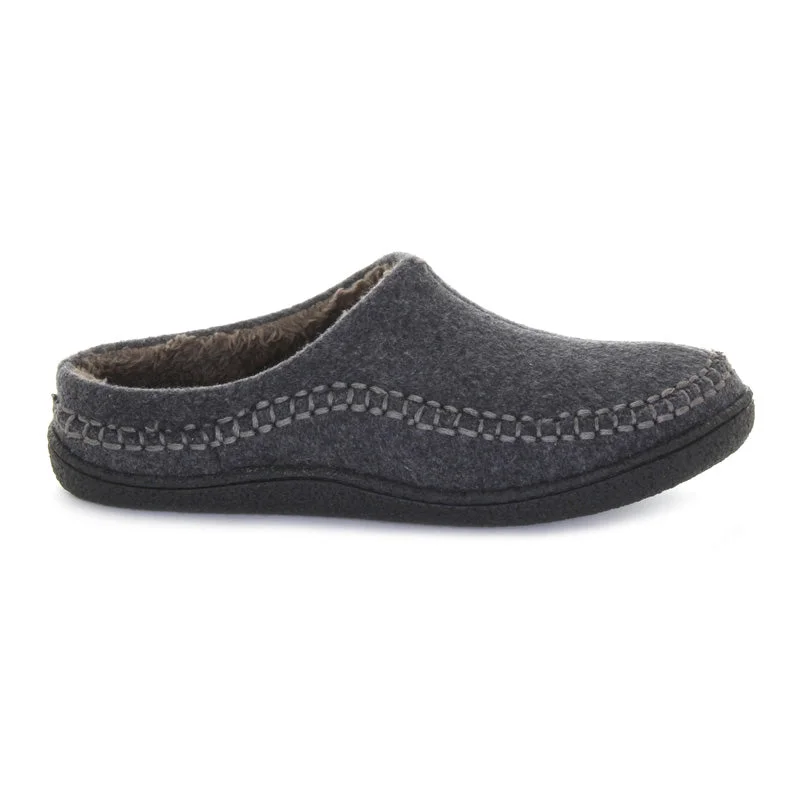 Mens Billy Wool Slipper Ivy League Loafer Look 