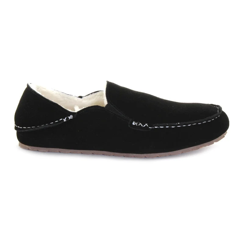 Mens Craig Suede Slipper Tech - Inspired Sneaker Look  