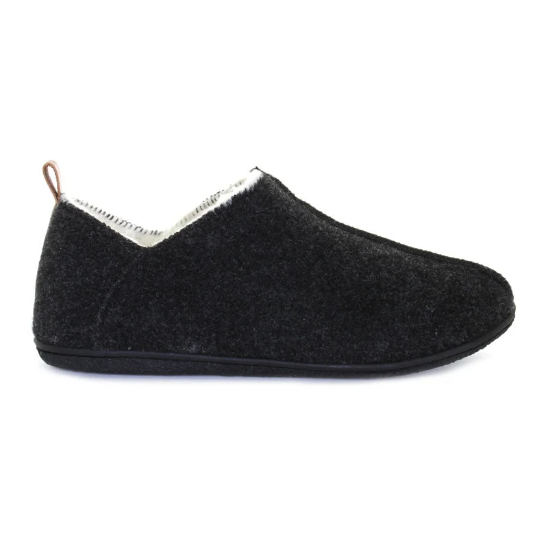 Mens Dani Slipper Checkered Shoe Pattern Look  