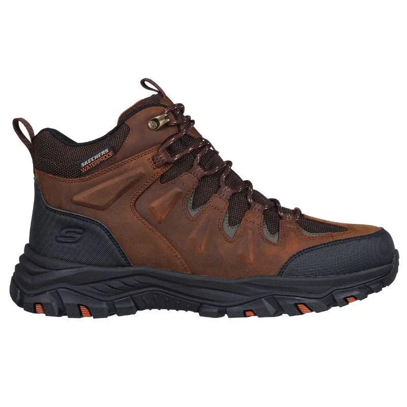 Mens Rickter Branson Waterproof Hiker Ankle - High Military Boot Style  