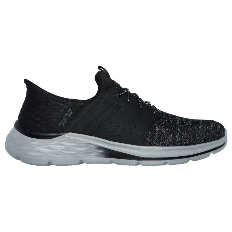 Mens Slip Ins Garner Newick Open - Lacing Derby Look  