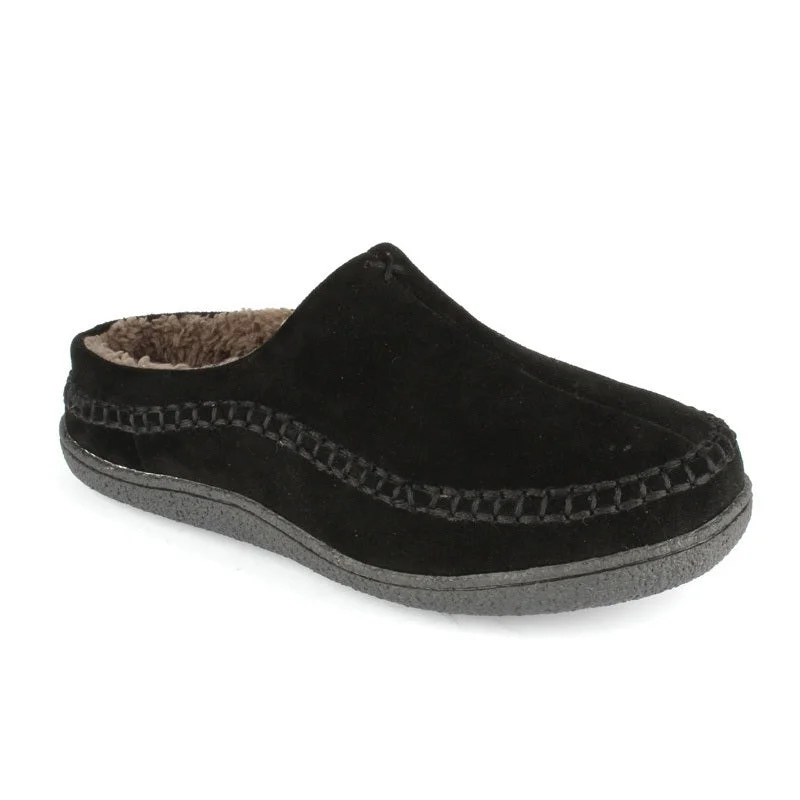 Mens Steve Suede Slipper Moccasin Soft - Sole Style  