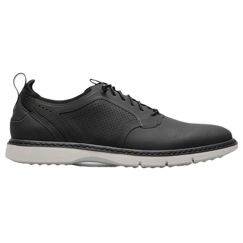 Mens Synchro Plain Toe Elastic Lace Quilted Shoe Design  