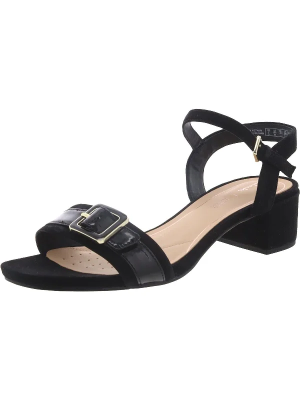 Orabella Shine Womens Open Toe Ankle Strap Dress Sandals Buckle -