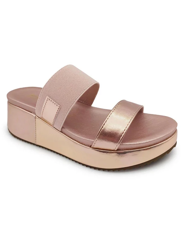 PERRY Womens Open toe Wedge Wedge Sandals Quilted Shoe Design  