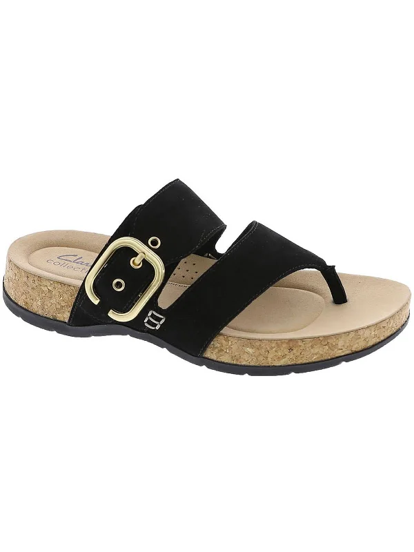 Reliegh Park Womens Leather Flip-Flop Thong Sandals Aesthetic  