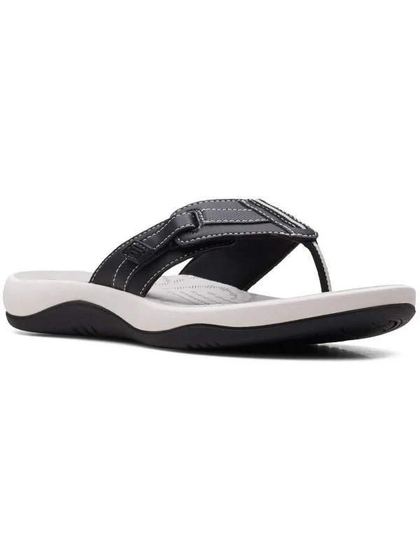 Sunmaze Daisy Womens Slip On Causal Thong Sandals Single - Buckle Monk Look  