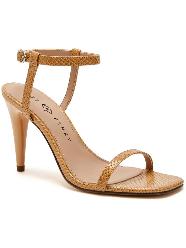 The Vivvian Sandal Womens Faux Leather Square Toe Heels Quick - Dry Hiking Shoe Style   