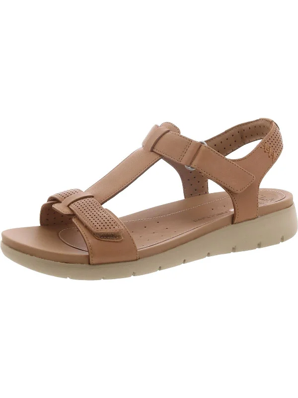 Un Haywood Womens Leather Perforated Sport Sandals Brogue Oxford Aesthetic 