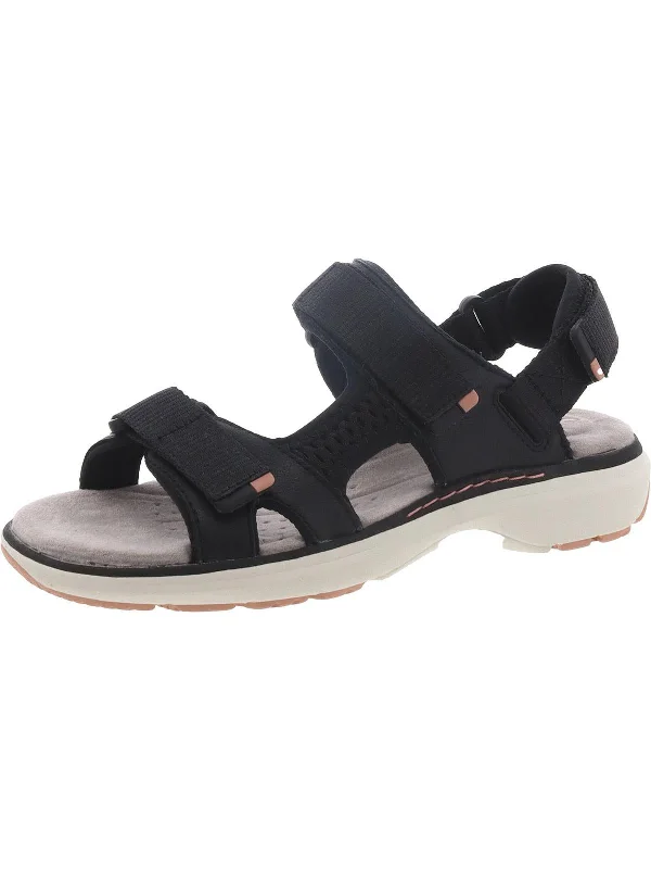 Un Roam Step Womens Leather Adjustable Sport Sandals Vintage Oxford Appeal 