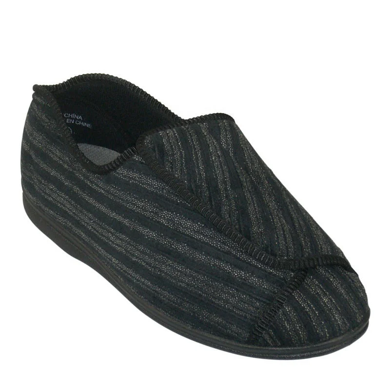 Velcro Cord Mens Diabetic Slpr Performance Running Sneaker Look  
