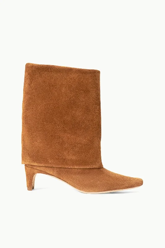 WALLY FOLDOVER BOOT | TAN Casual Loafer Style          