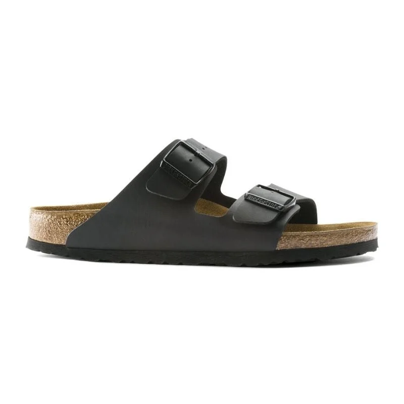 Womens Arizona Birko Flor Black Metallic Trim Shoe Design  