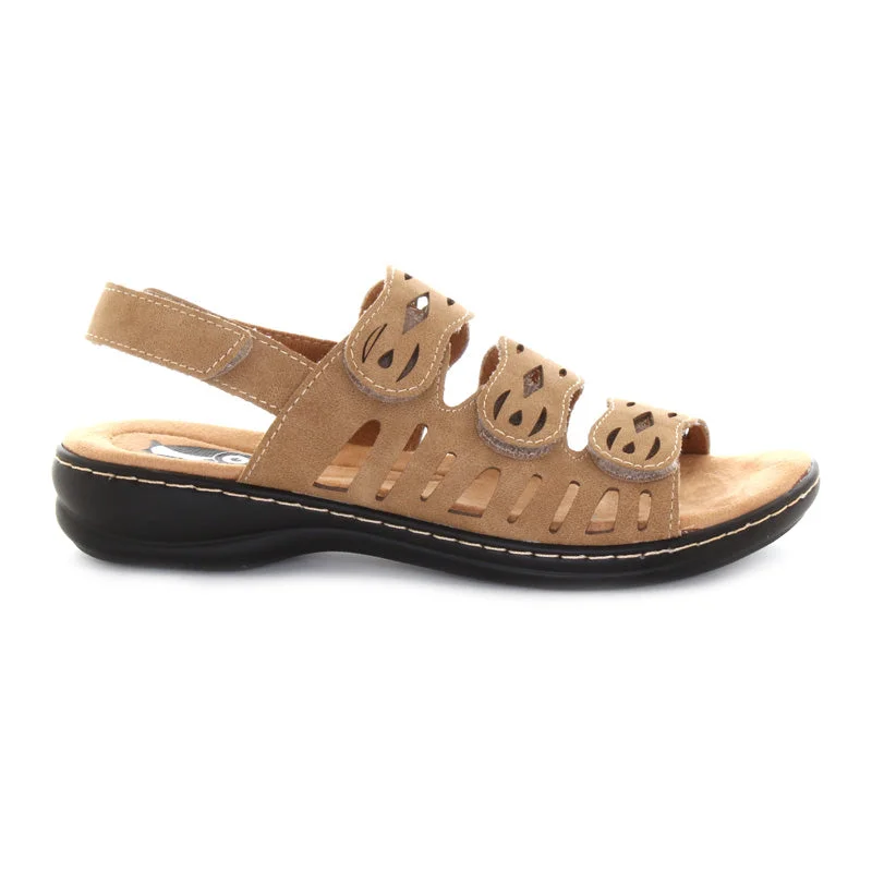 Womens Dolly (s1114) Sandal W Back Strap Single - Buckle Monk Look  
