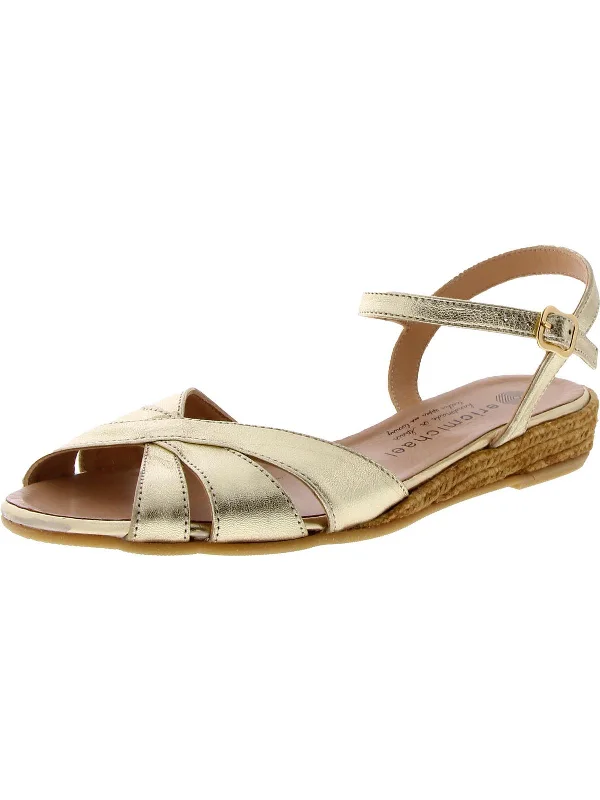 Womens Faux Leather Peep Toe Heels Ivy League Loafer Look 