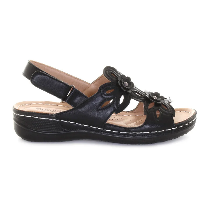 Womens Fran Sandal British Gentleman Oxford Style  