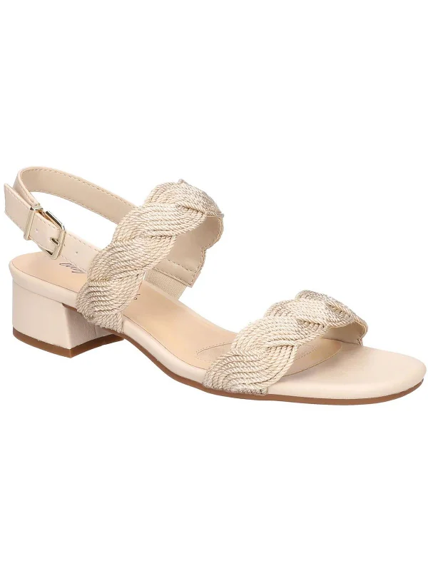 Womens Man Made Woven Ankle Strap Glow - in - the - Dark Shoe Design  