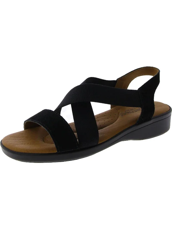 Womens Strappy Open Toe Strappy Sandals Wingtip Oxford Design 